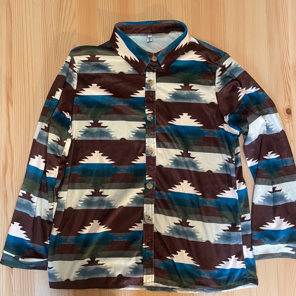 *UNIQUE* Misslook Western Shirt